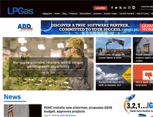 Tablet Screenshot of lpgasmagazine.com